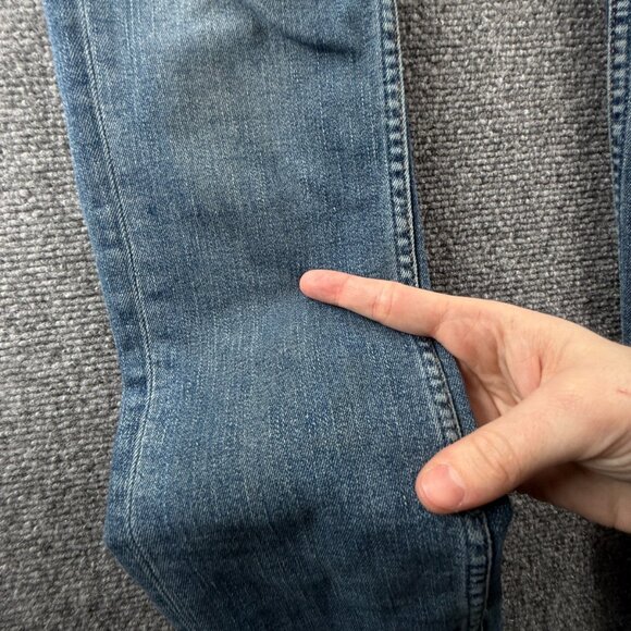 Nudie Jeans Men Denim Jeans 31x32 Tight Terry Steel Navy Stretch ACTL 31X31 - Picture 9 of 16